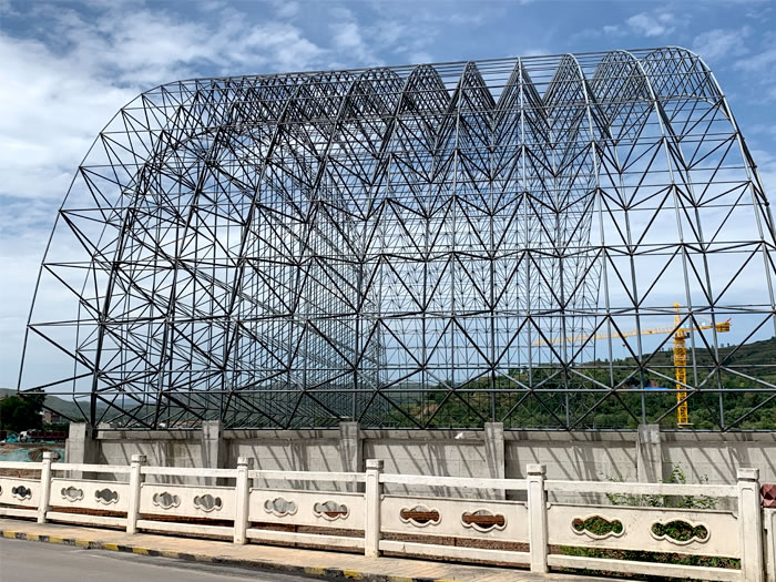清远山寨矿储煤棚网架